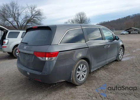 2014 Honda Odyssey Ex z USA, uszkodzony, nr VIN 5FNRL5H48EB137991